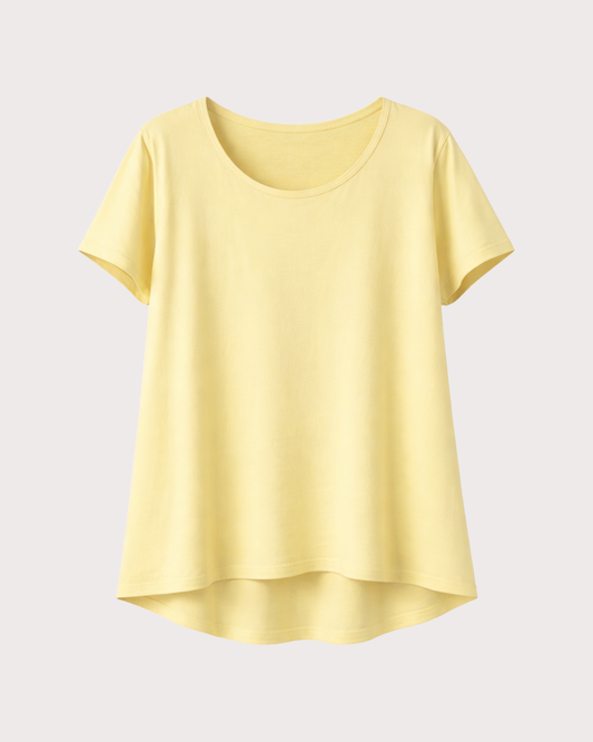 Camiseta Básica Larga Manga Corta
