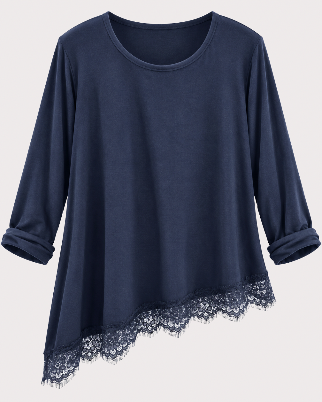 Camiseta Asimétrica Puntilla