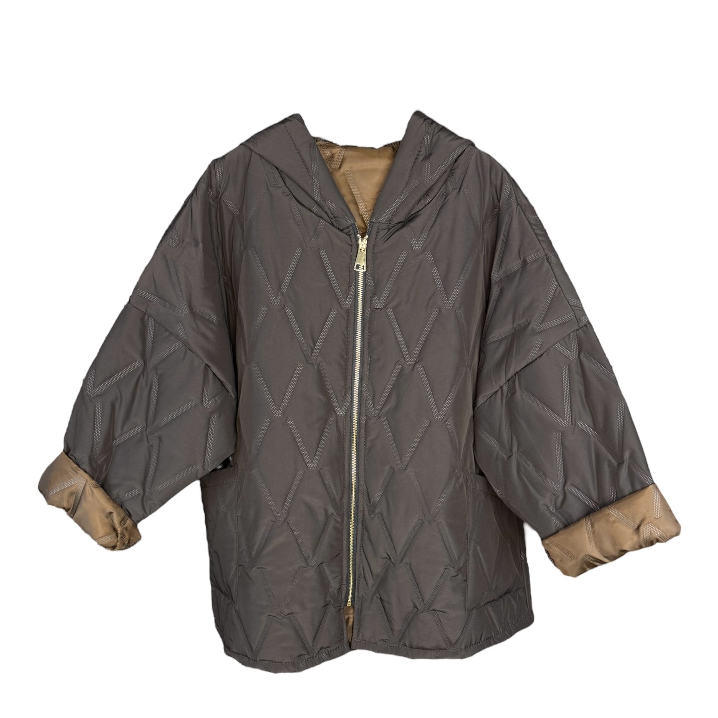 Chaqueta acolchada curvy