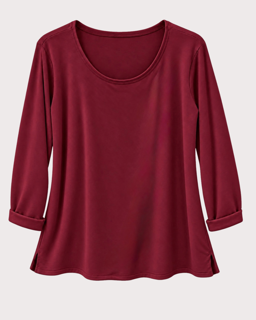 Camiseta Recta Manga Larga