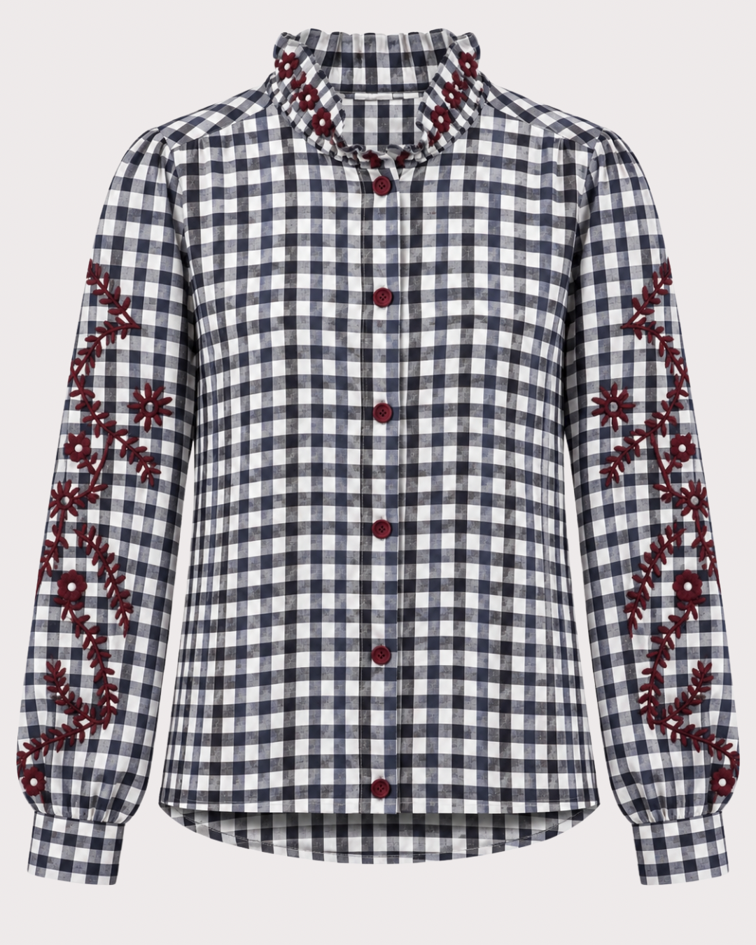 Camisa Bordado Vichy