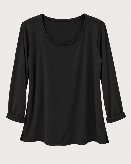 Camiseta Recta Manga Larga