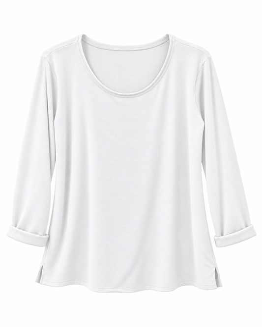 Camiseta Recta Manga Larga
