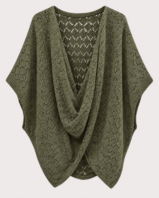 Poncho Punto Calado