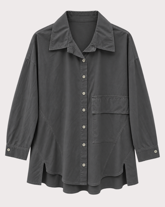 Camisa Curvy Bolsillo