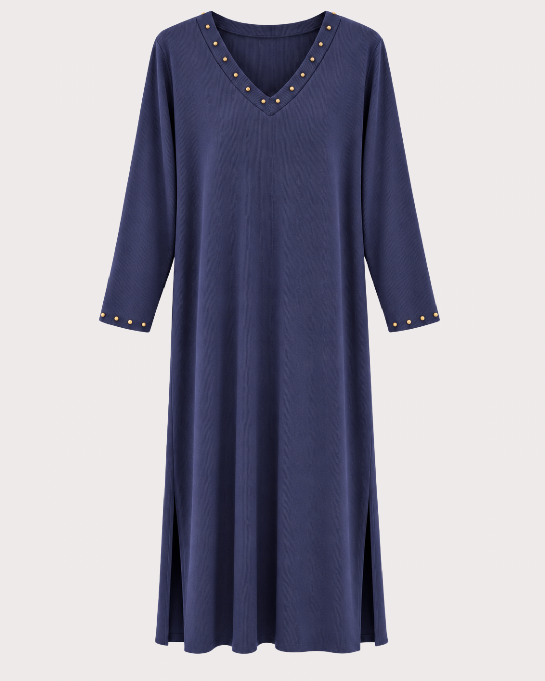 Vestido Largo Tachuelas