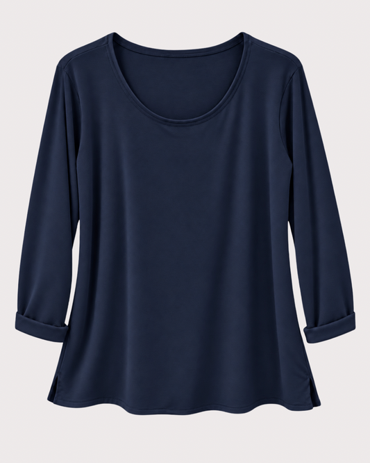 Camiseta Recta Manga Larga