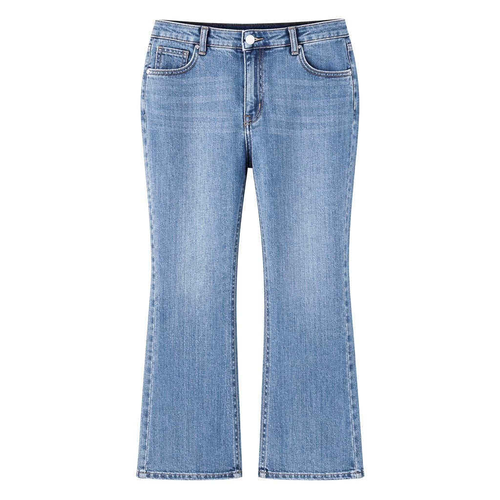 Pantalón tejano acampanado