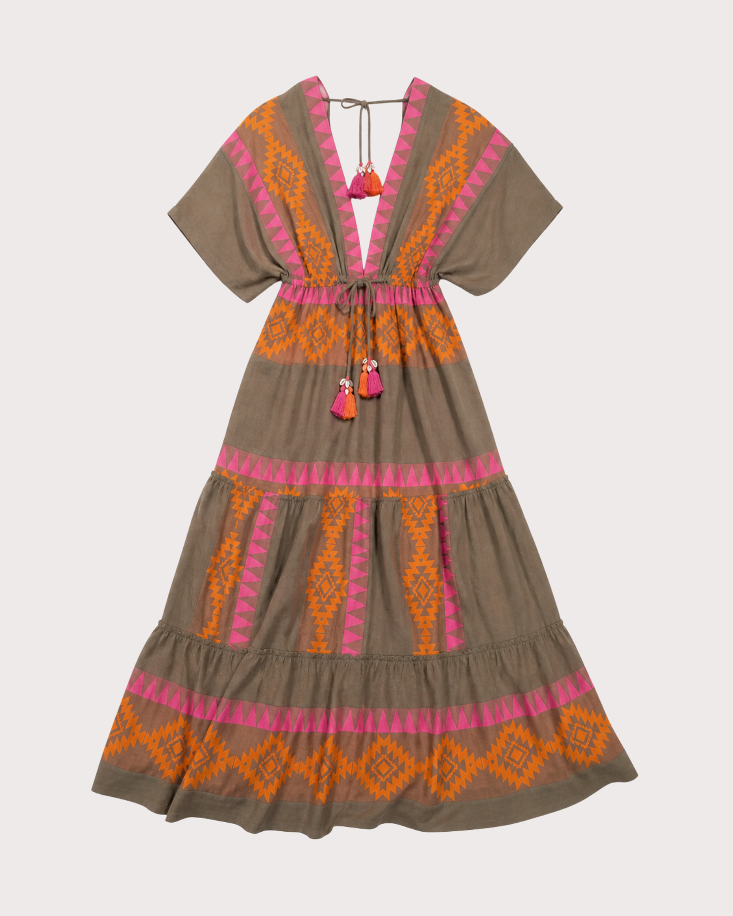Vestido Coral Boho