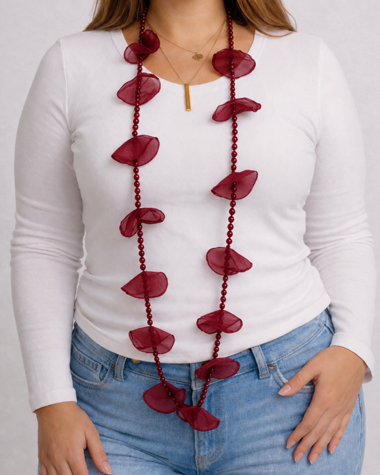 Petal necklace