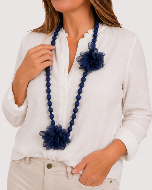 Floral Bead Necklace