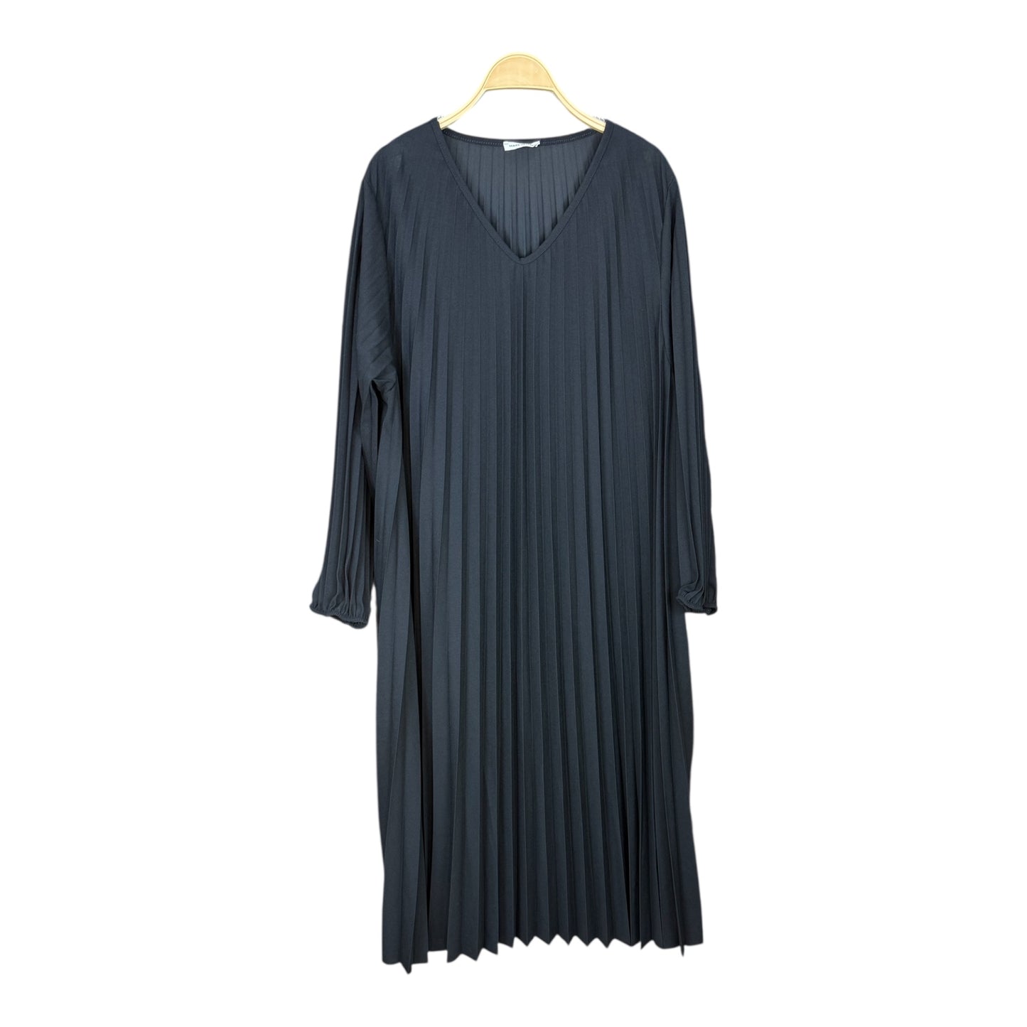 Vestido Plisado Largo