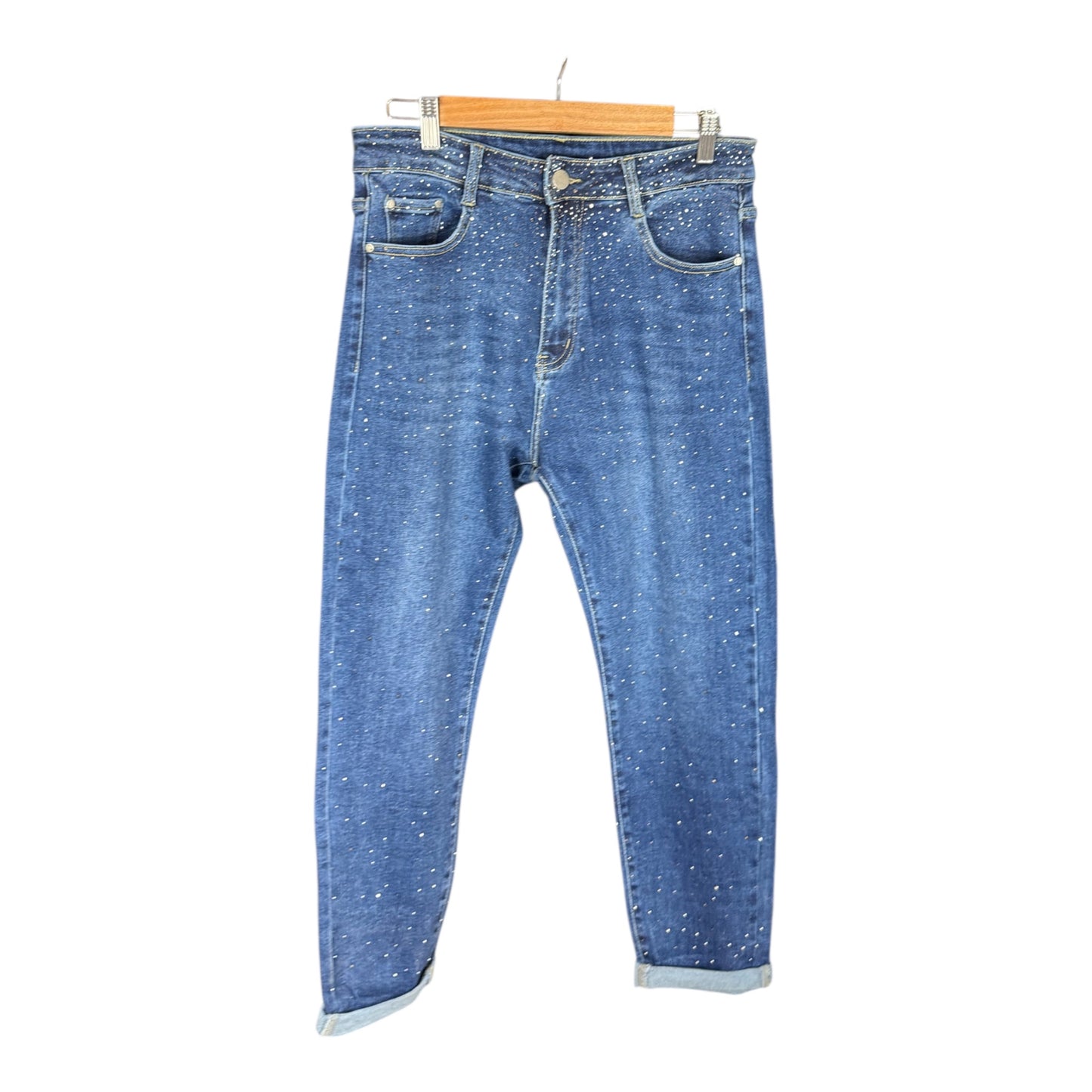 Pantalón tejano brillo