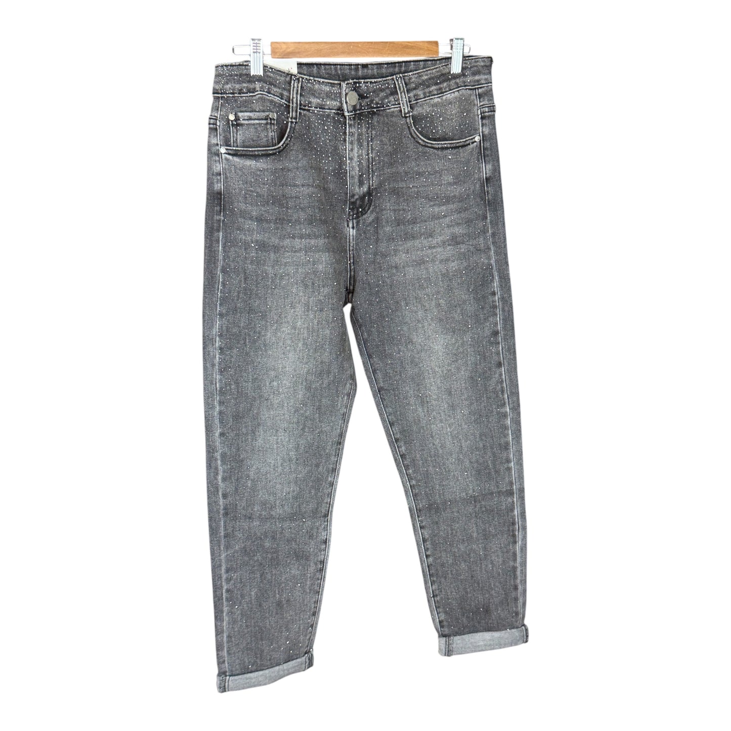 Pantalón tejano brillo