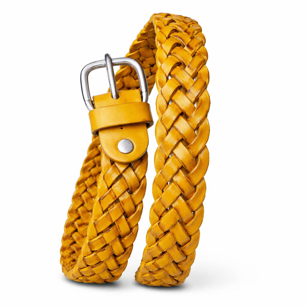 Cinturón Trenzado Piel