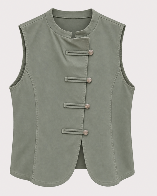 Chaleco Denim Napoleón