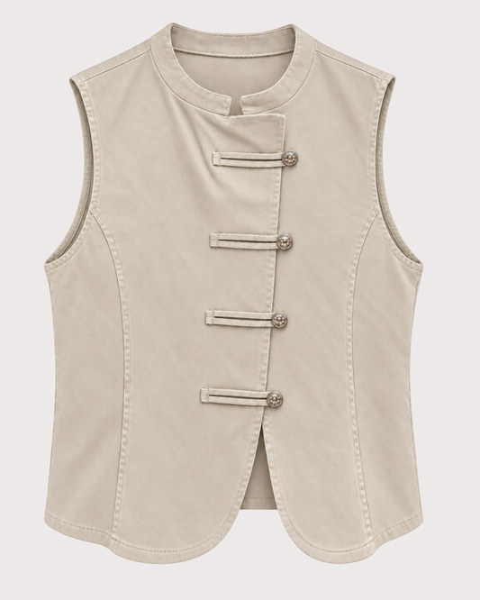 Chaleco Denim Napoleón