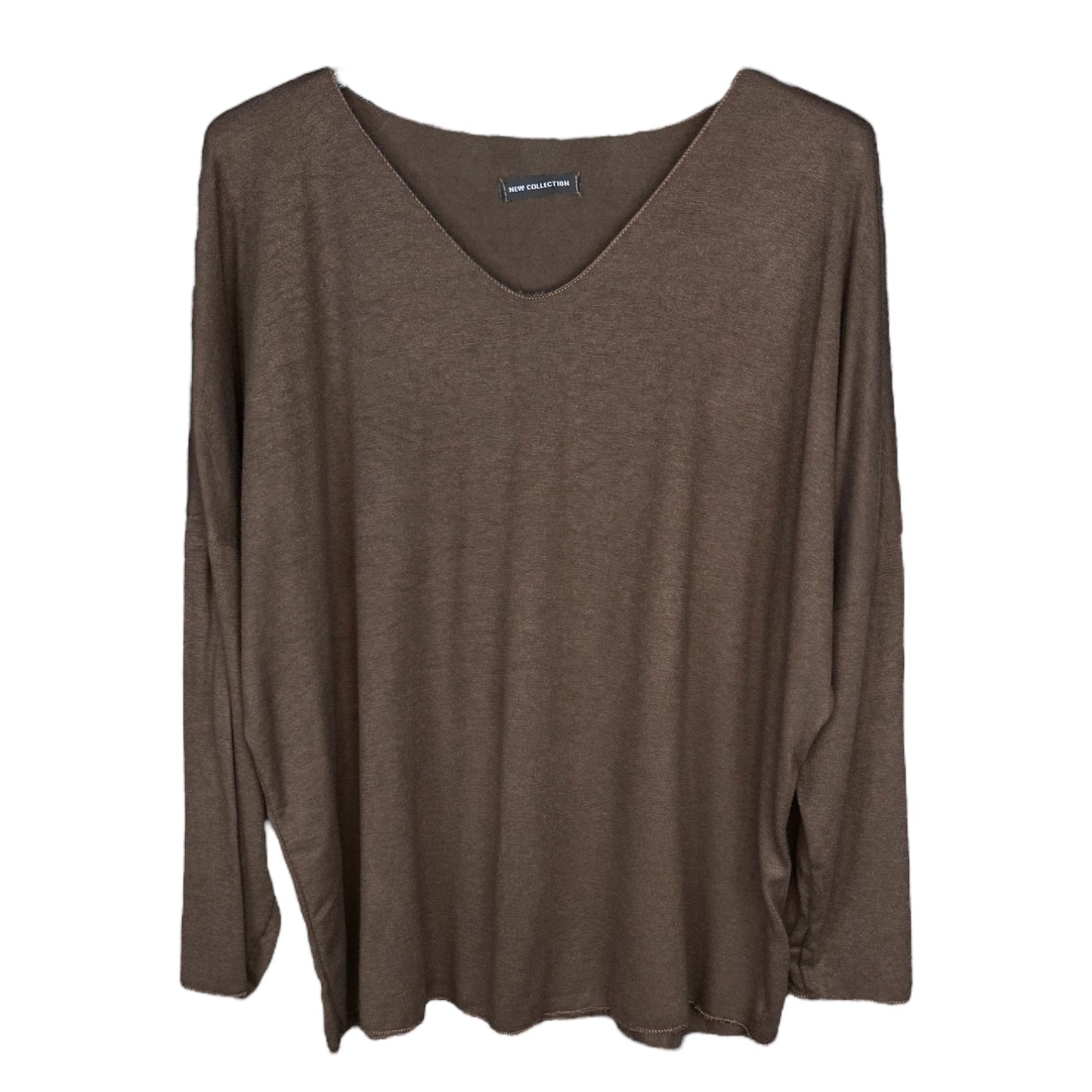 Jersey básico cuello ancho