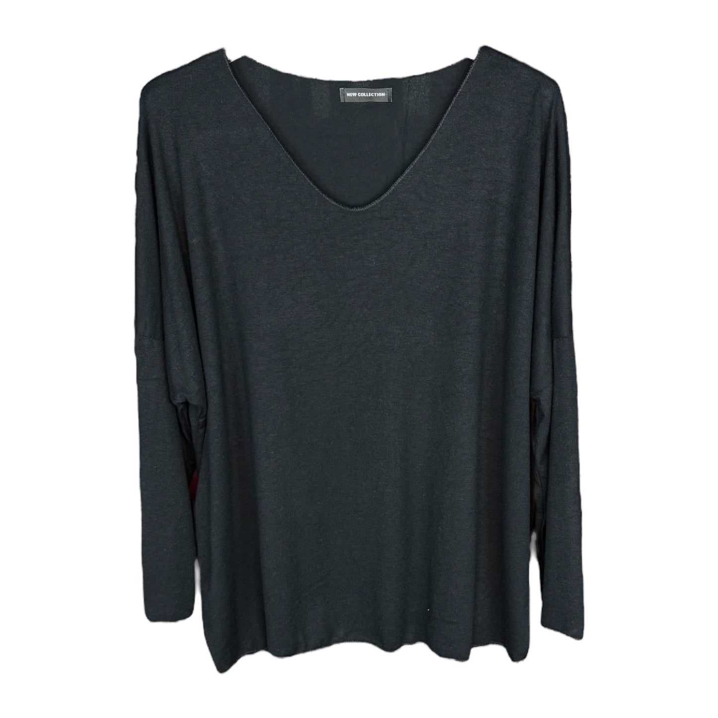 Jersey básico cuello ancho