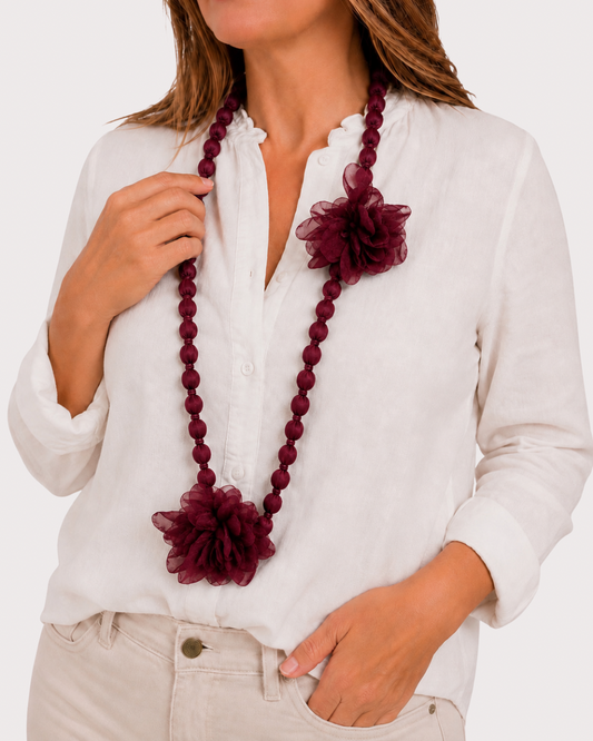 Floral Bead Necklace