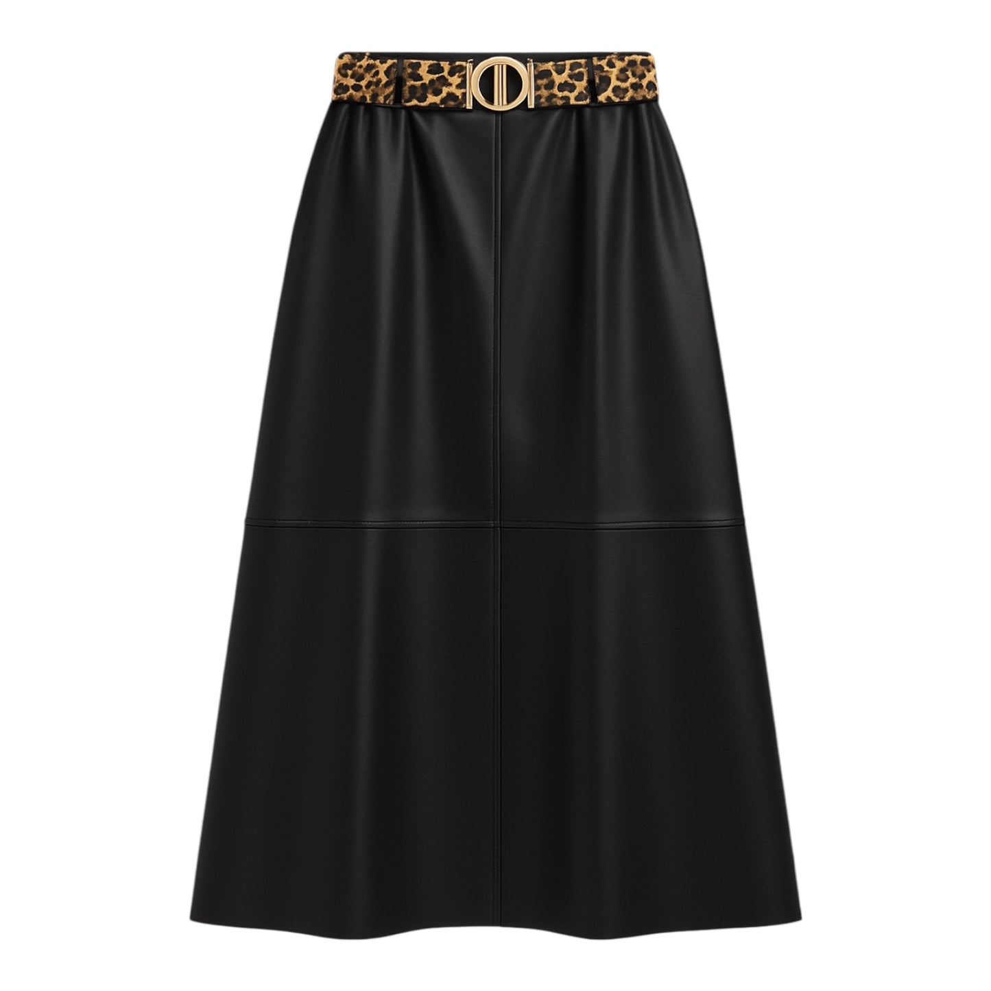 Falda Polipiel Leopardo