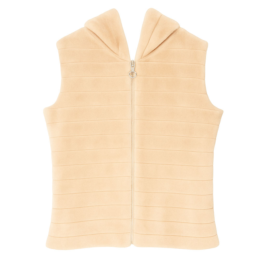 Chaleco Pelito con Capucha