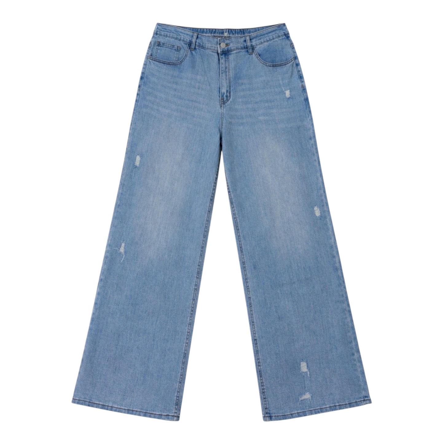 Pantalón tejano ancho