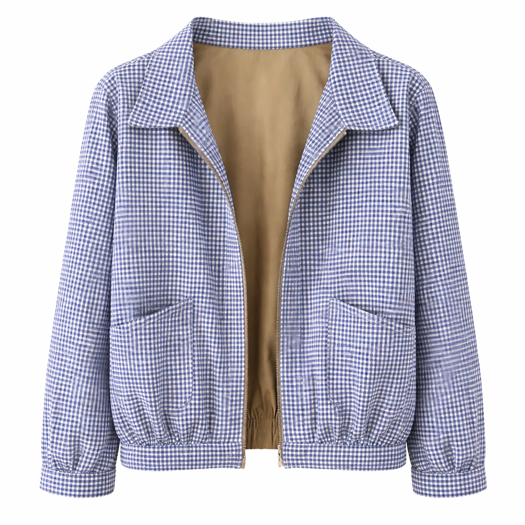 Chaqueta Reversible Cuadros