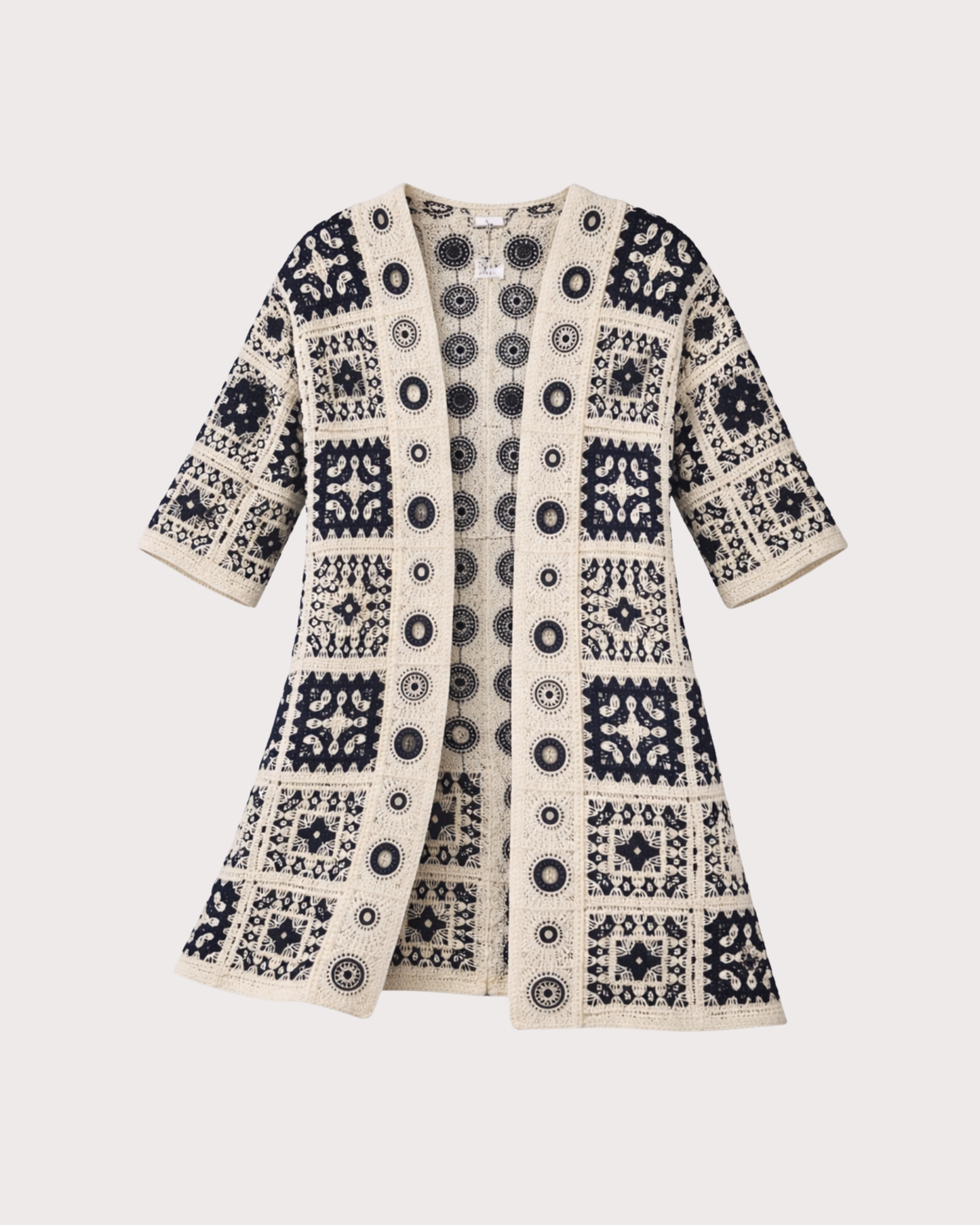 Kimono Croché Mosaico