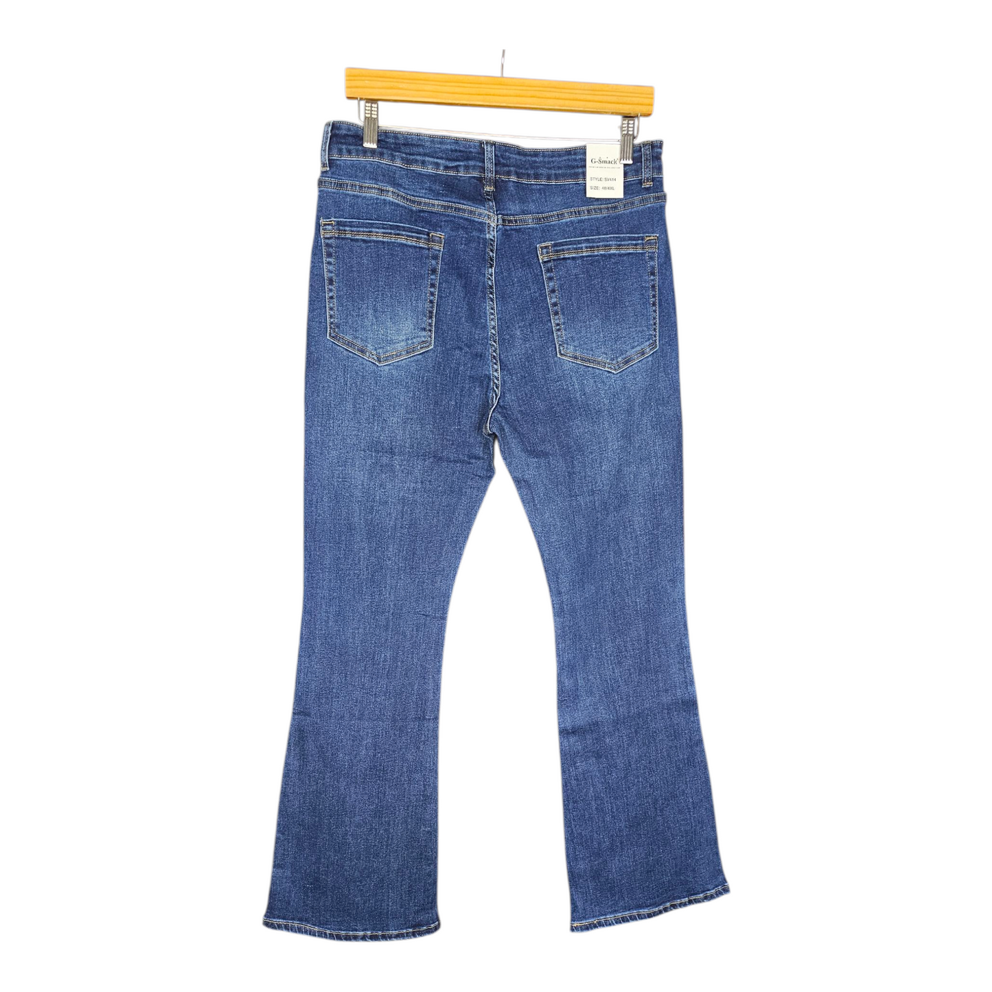 Pantalón tejano acampanado