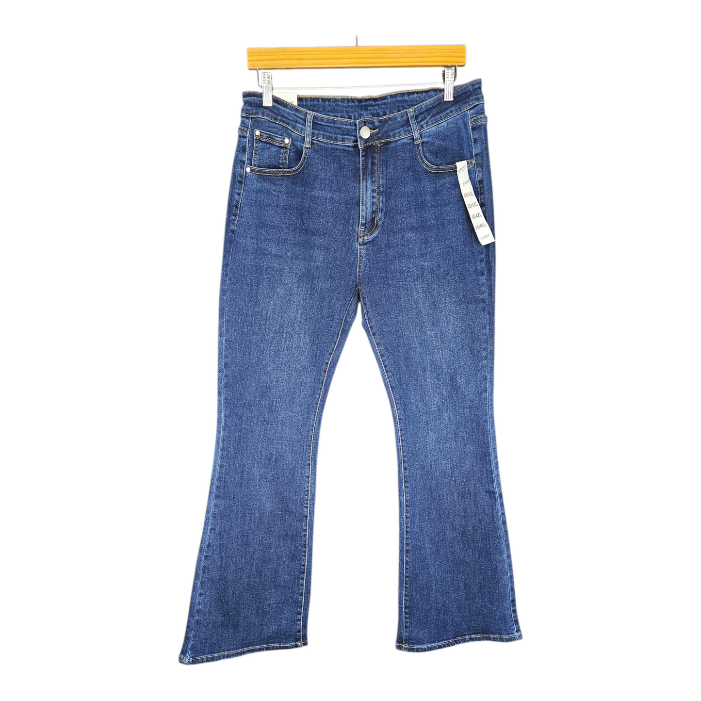 Pantalón tejano acampanado