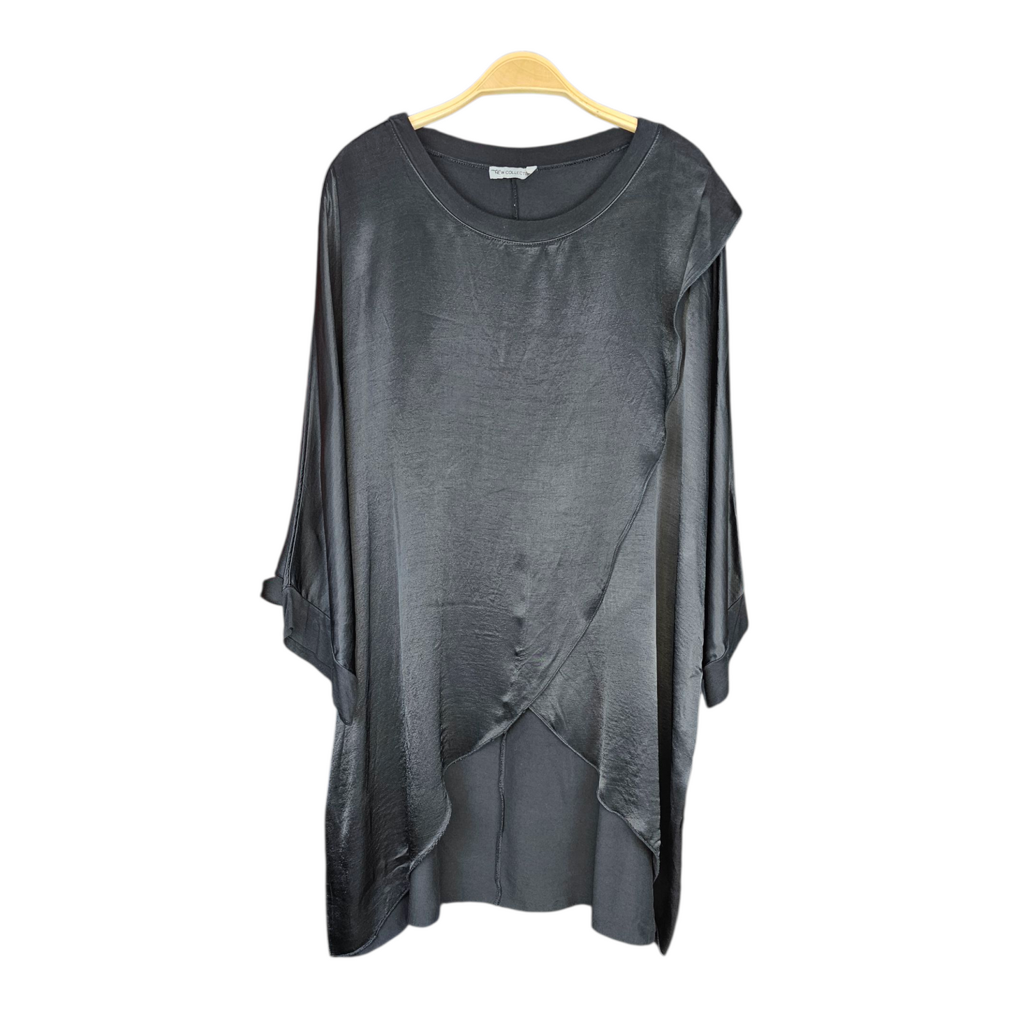 Camiseta larga raso