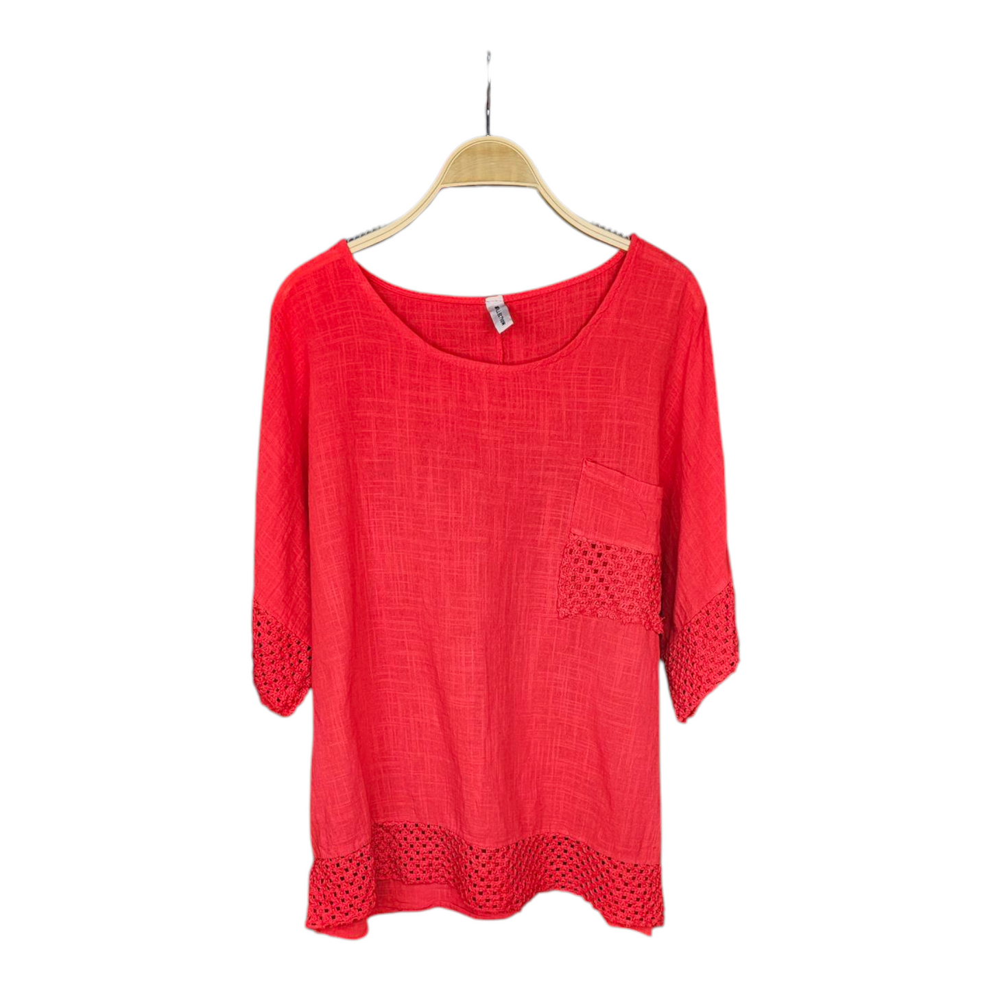 Camiseta Lino Bolsillo