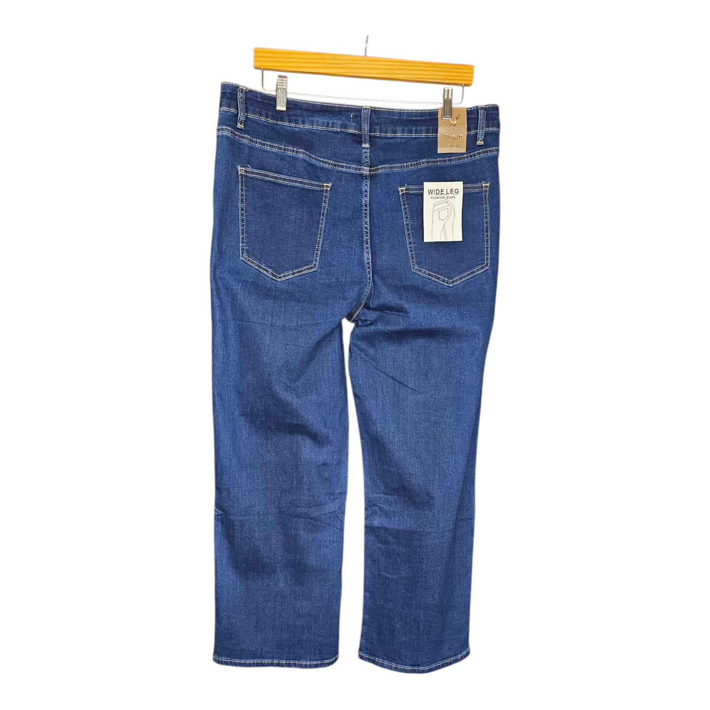 Pantalón tejano brillante Palazzo