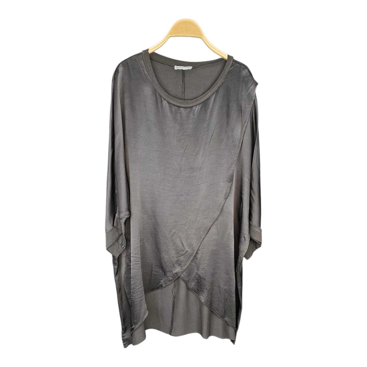 Camiseta larga raso