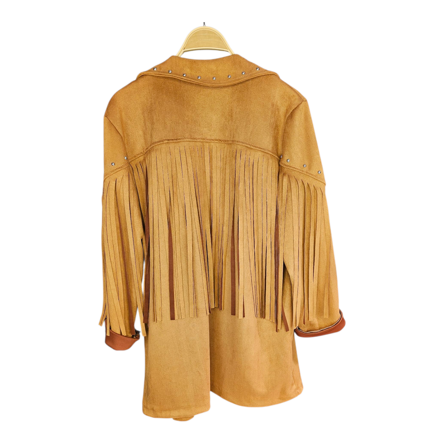 Chaqueta Flecos Desierto