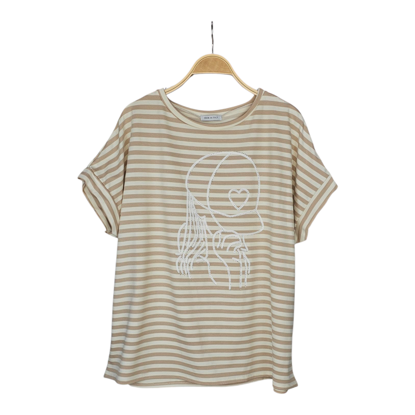Camiseta rayada Girl