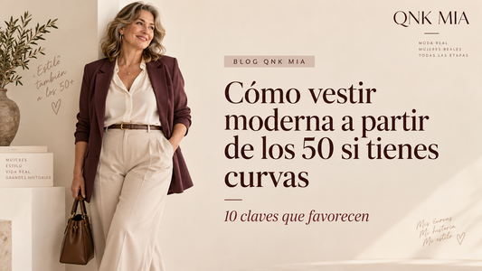 Cómo vestir moderna a los 50 si tienes curvas: 10 claves