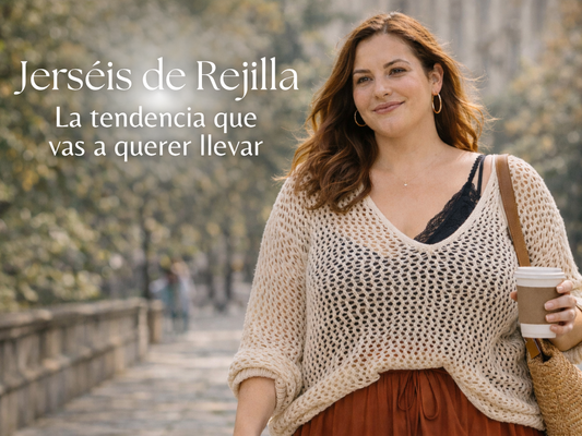 Jerséis de rejilla: la tendencia que vas a querer llevar