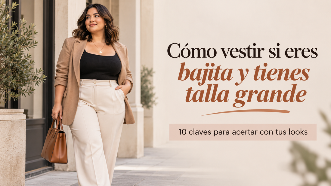 Cómo vestir si eres bajita y tienes talla grande: 10 claves para acertar con tus looks