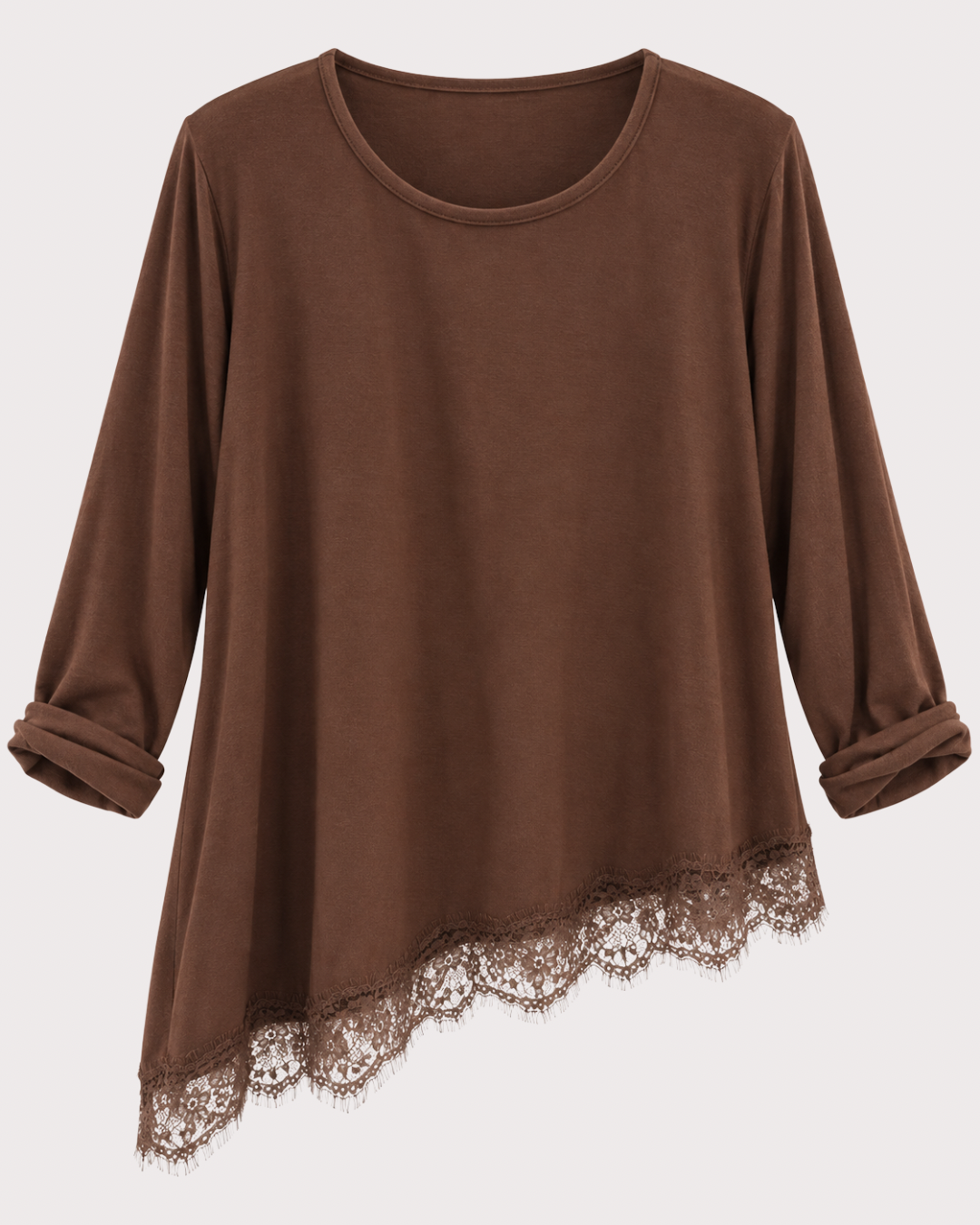Camiseta Asimétrica Puntilla
