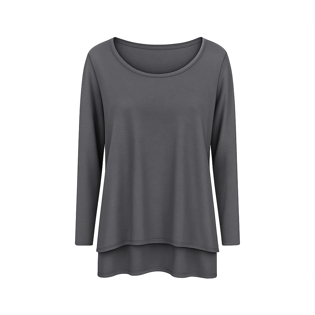 Camiseta básica manga larga