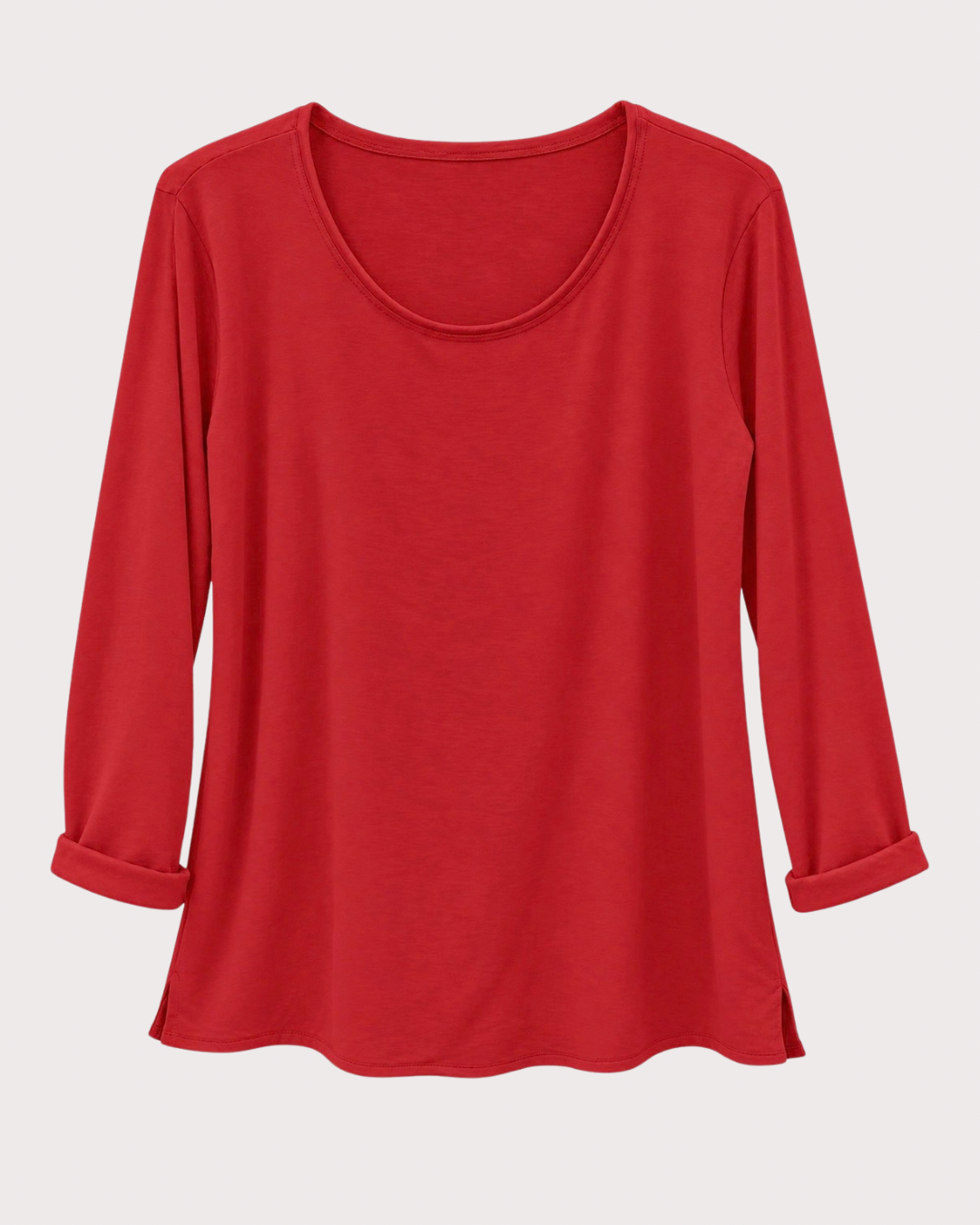 Camiseta Recta Manga Larga