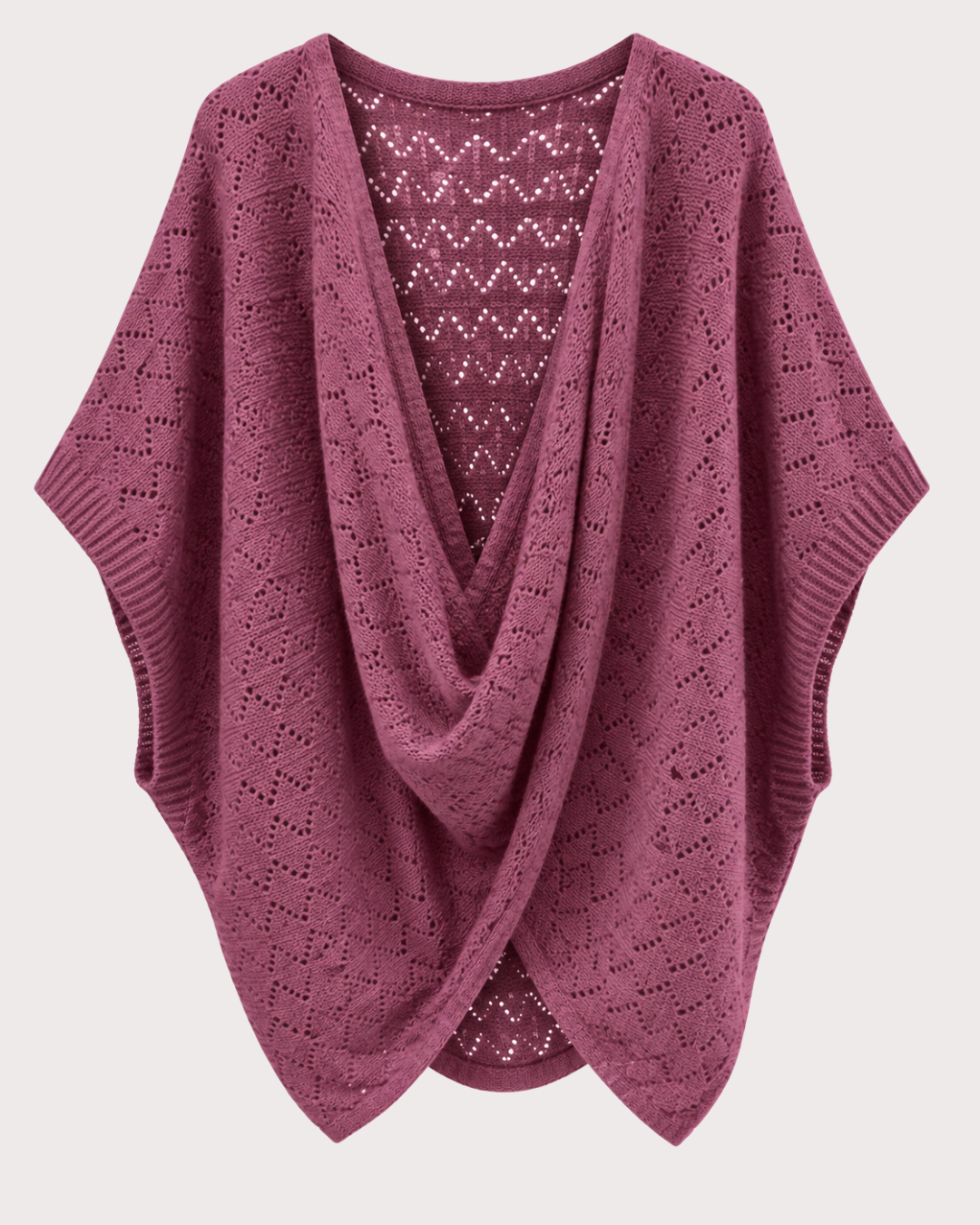 Poncho Punto Calado
