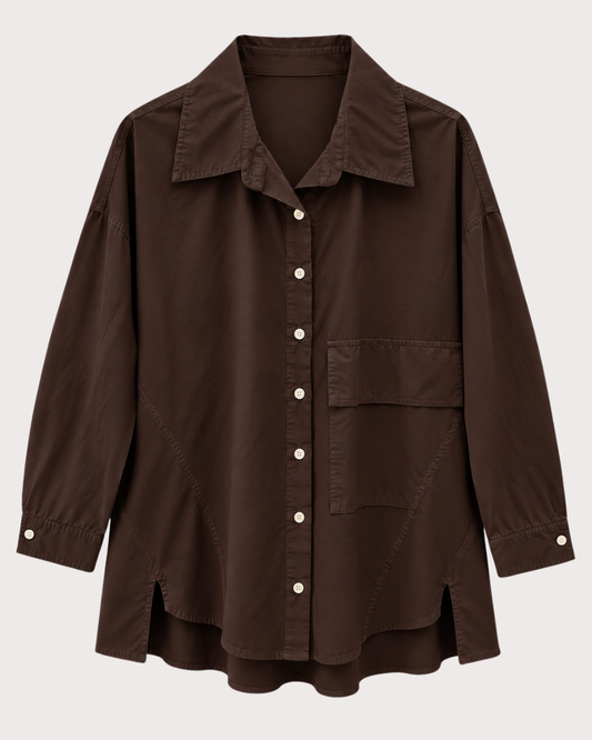 Camisa Curvy Bolsillo