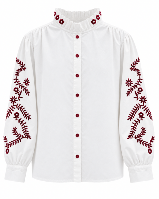 Camisa Florencia Bordada