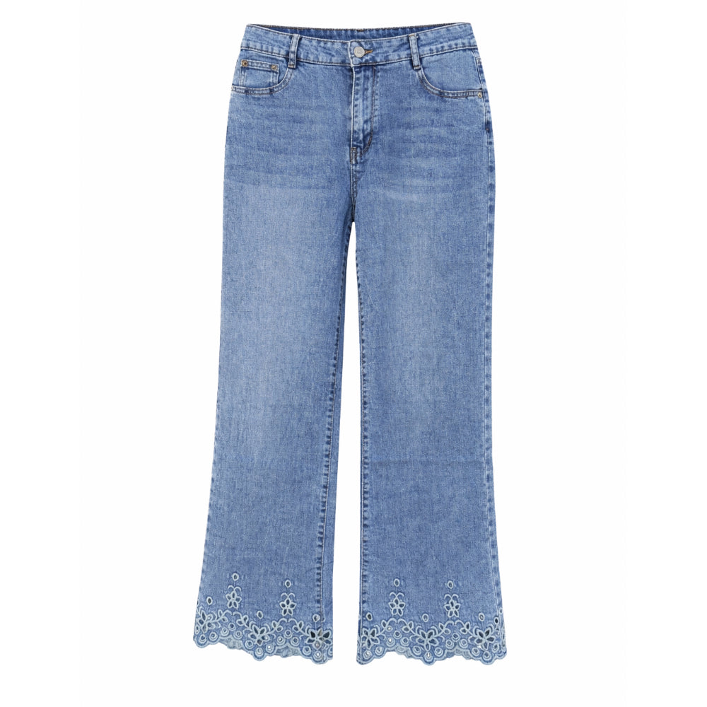 Pantalón Tejano Flores