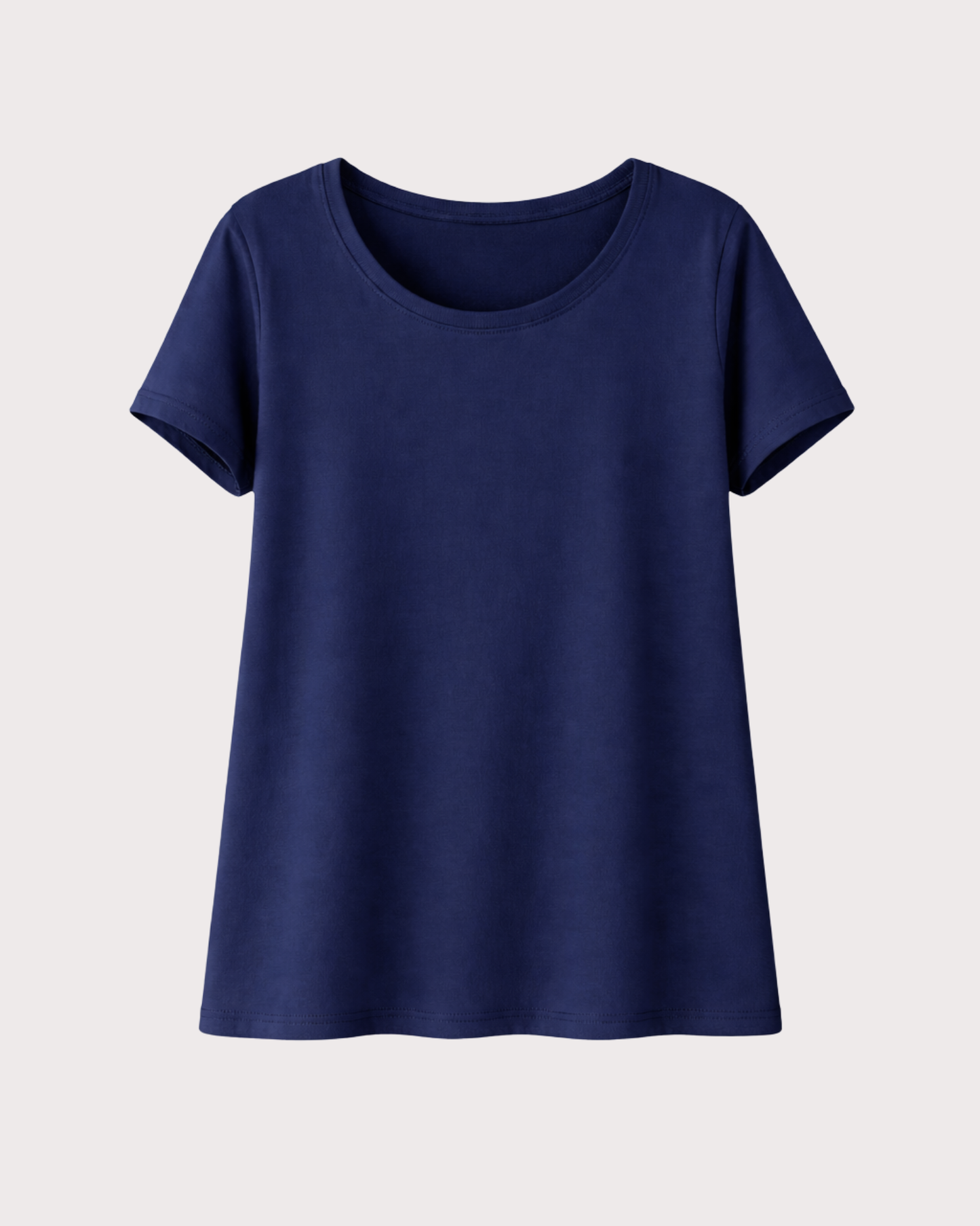 Camiseta Básica Recta Manga Corta