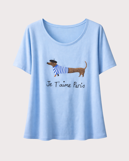 Camiseta Paris Dog