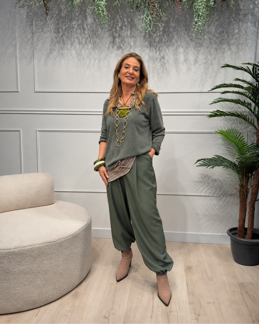 Conjunto Oliva Chic